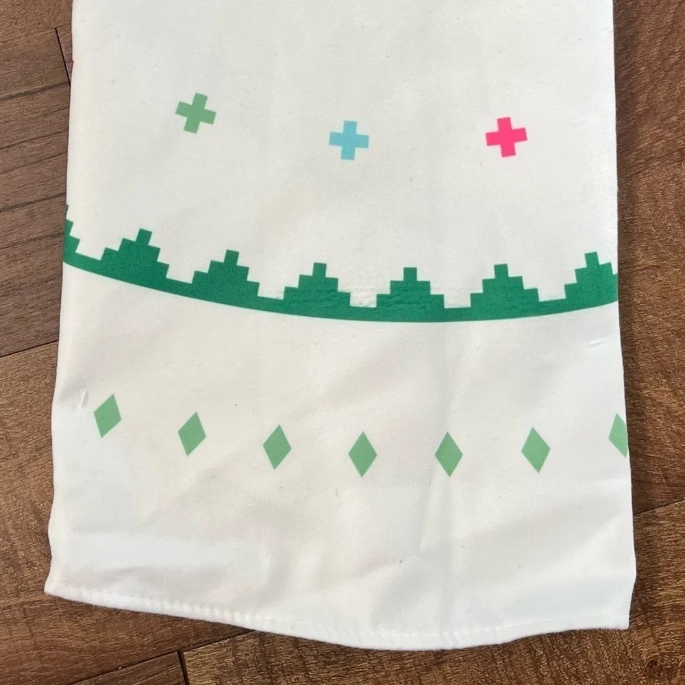 NWT 48” Scandi pattern printed Christmas tree skirt wondershop multicolored